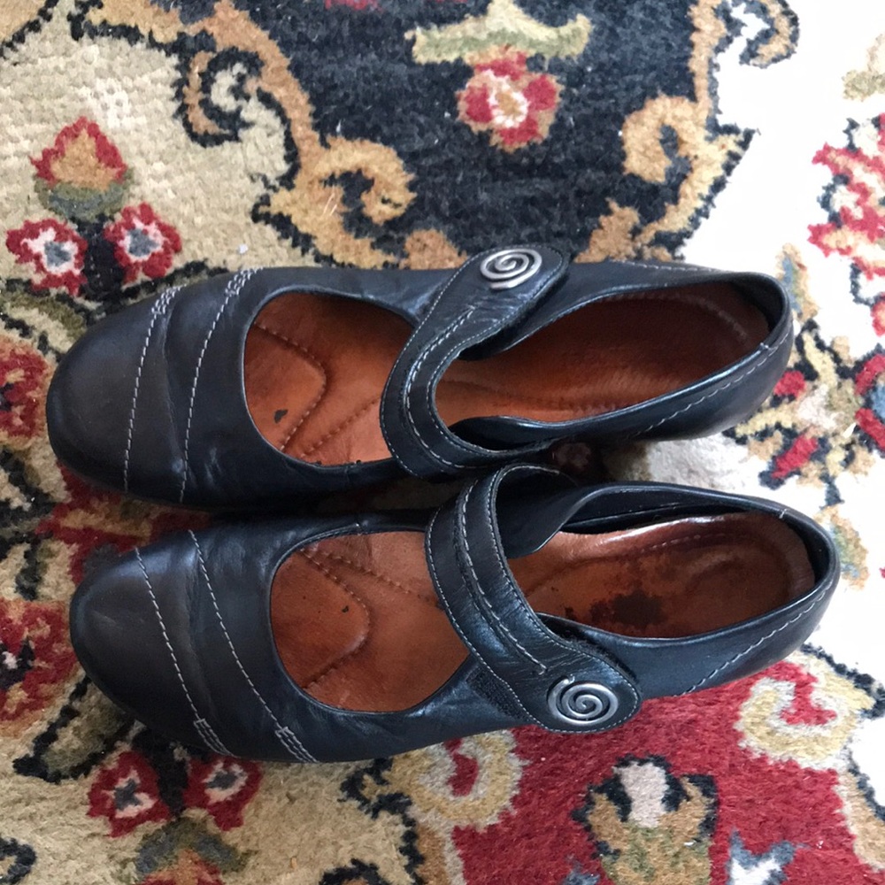Remonte Genuine leather shoes Mary Janes cottagecore vintage size 10 EUR 40